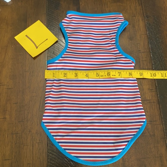 Striped Pattern Pet Tank - Picture 11 of 13